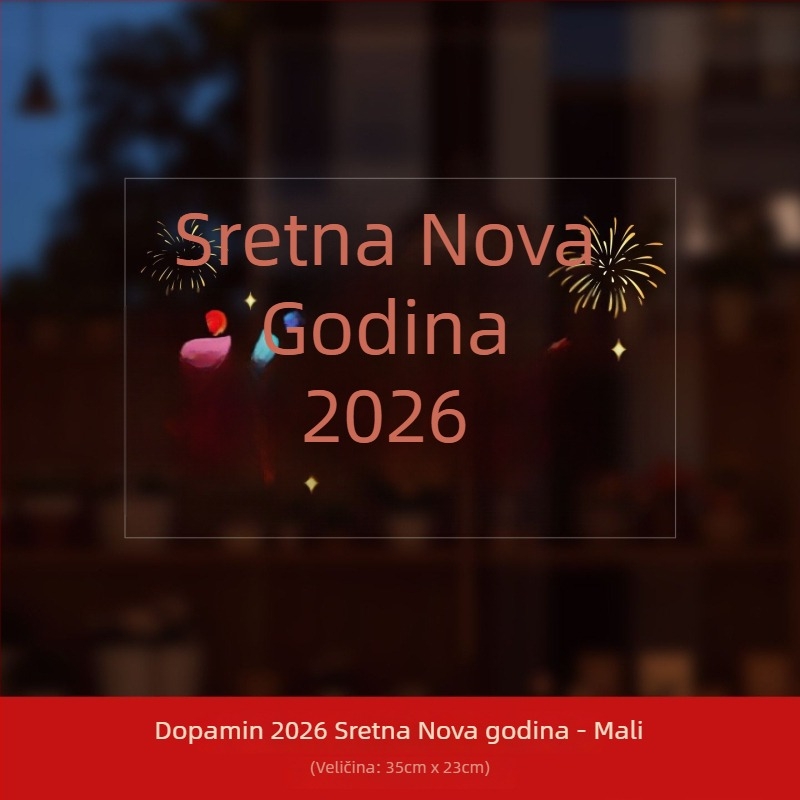 PVC set naljepnica za prozore, marka Ryo Hiroshi, pakiranje Opp vrećica, scena: naljepnice za prozore i staklo s blagoslovom