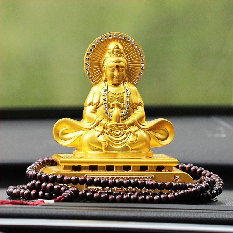 Guanyin auto dekoracija od legure za unutrašnjost