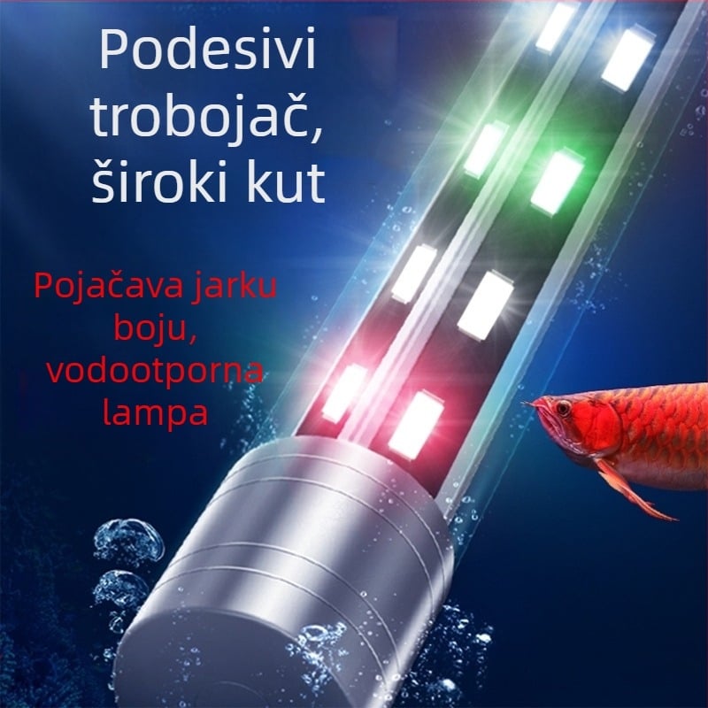 Akvarijska LED svjetiljka, stakleno tijelo, 3W, 100 g, Morning Field, rasvjeta