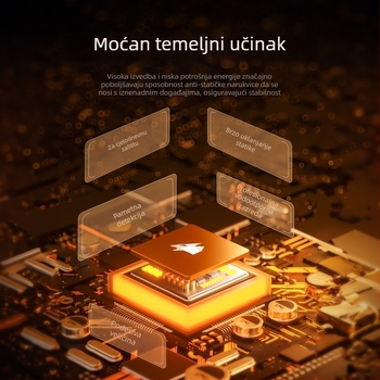 Autowoel Sportski zglob za zapešće s AI pametnim čipom, elektrostatikom tehnologijom, bežičnim silikon dizajnom za aktivnosti na otvorenom