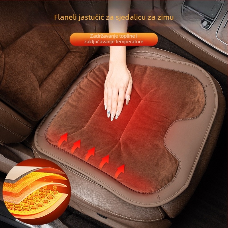 Navlaka za auto sjedala s punjenjem od svile za zimu, ploch i lagan luksuzan stil, flanelna površina, marka Yuexonsa yueting
