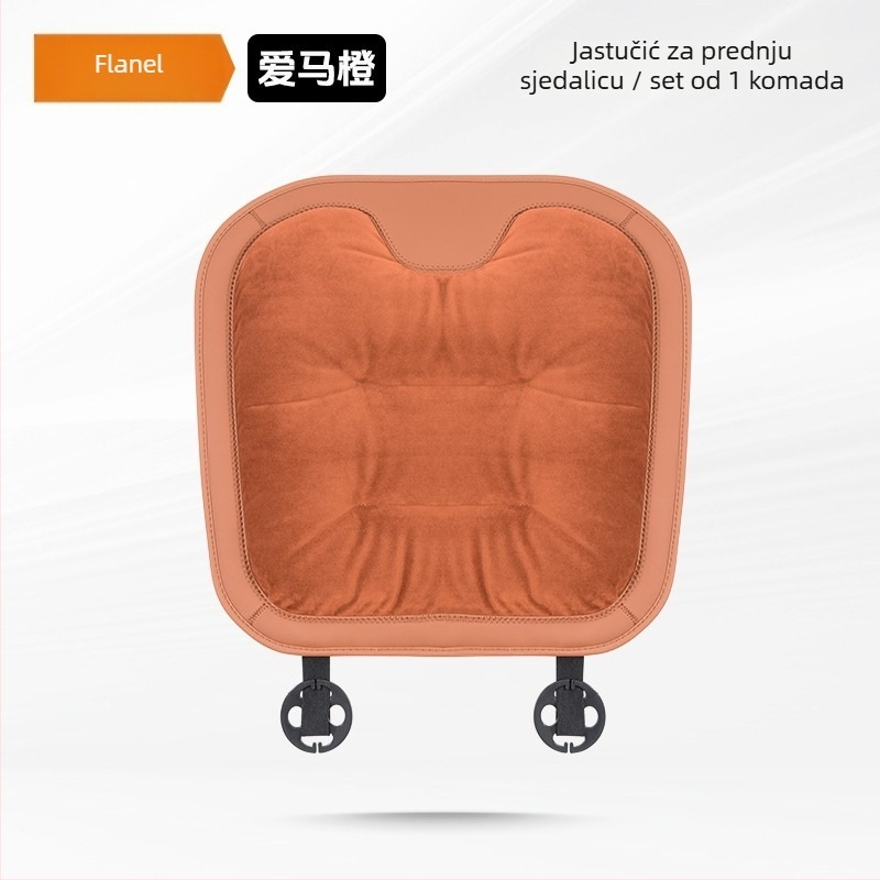 Navlaka za auto sjedala s punjenjem od svile za zimu, ploch i lagan luksuzan stil, flanelna površina, marka Yuexonsa yueting