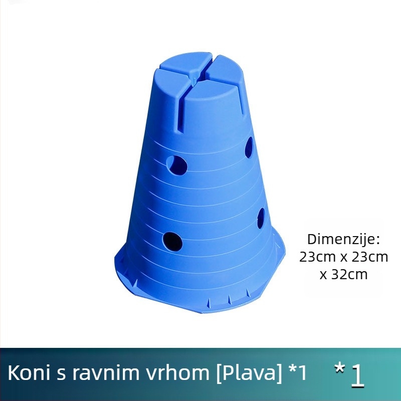 Huaju PE treninzijski pomagala – dječji modul s preprekama, kombinirana jedinica s posudom s rupama, za nogomet, trčanje i rad nogama