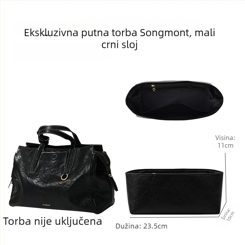Liner za torbicu za kozmetiku, kubni oblik, Dupont papir, ultra lagan, višestruka namjena, stil laganog luksuza