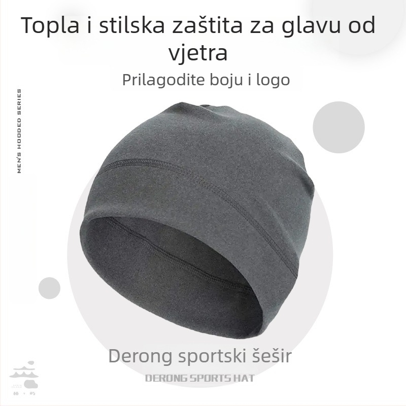 Sportska kapa za vanjske zimske sportove + unutarnja kapa za kacigu (materijal: akrilna vlakna; unisex za odrasle; mogućnost tiska logotipa; prikladno za vožnju biciklom, trčanje i skijanje)