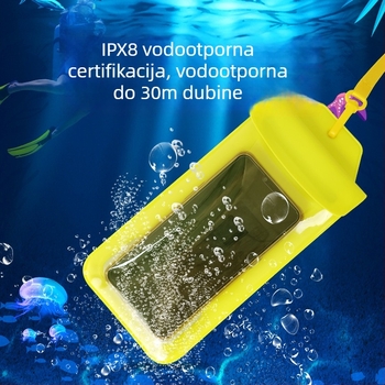 TPU vodootporna torbica za telefon za vanjske aktivnosti – plaža, plivanje, ronjenje
