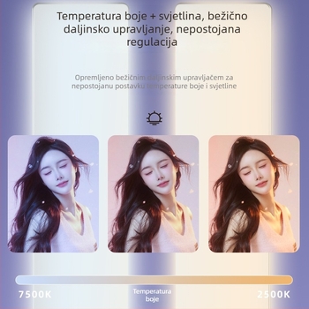 Stativ rasvjetu za livestream s trostrukom bojom – snaga 10–50W, 220V, ručno korištenje