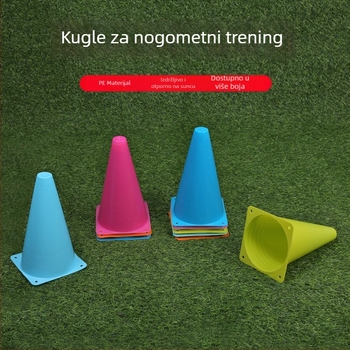 Pomoć za trening - konus za nogometne treninge, NAILI PE, pogodna za trčanje, vožnju bicikla i košarkaške vježbe