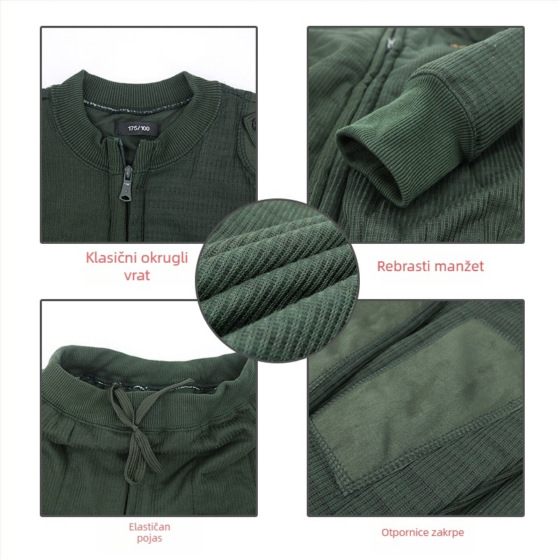 Flis jakna i hlače komplet, unisex zima, model 4338543, materijal: mješavina pamuka, podstava: poliester, udio perja 90