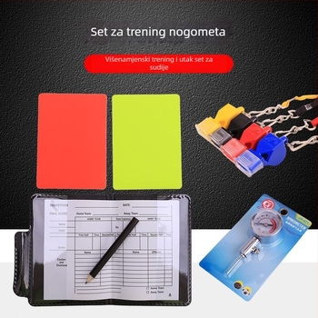 Set suca nogometa – zviždaljka, barometar, trenerski pribor; prilagodba po narudžbi: Da; podrijetlo: Zhejiang; kategorija: Pomoćni materijali za trening; sport: Nogomet