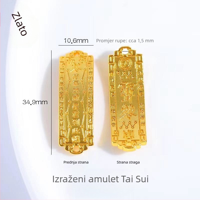 Metalni dodatak za nakit – nacionalni stil, unisex, tekst sa slovima/brojima, elektroplating – Jinfang Jewelry