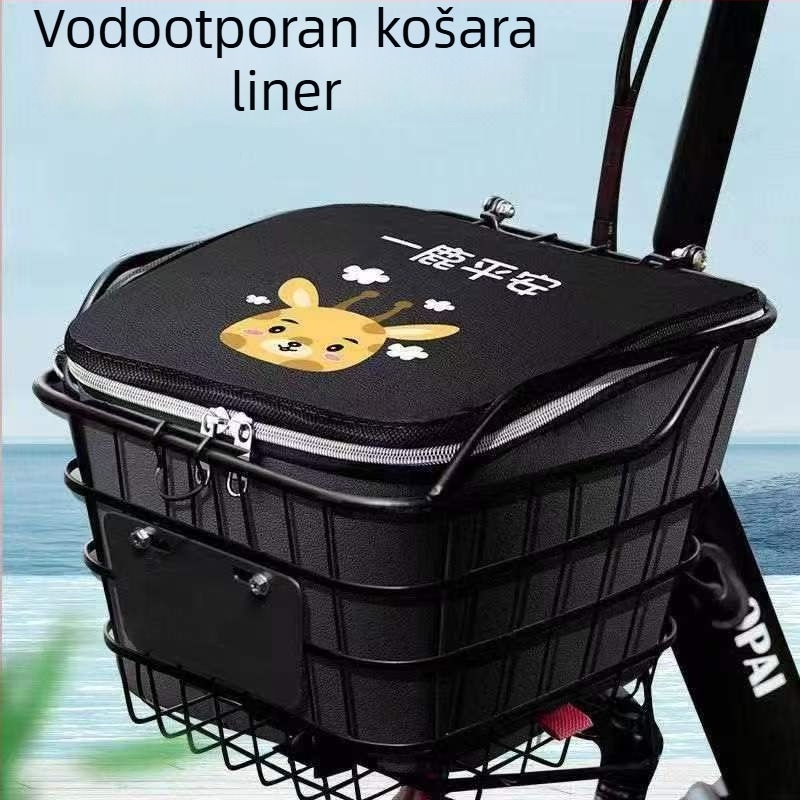 PU unutarnja torbica za prednju korpu električnih bicikala - vodootporna, prašinu otporna, UV zaštita