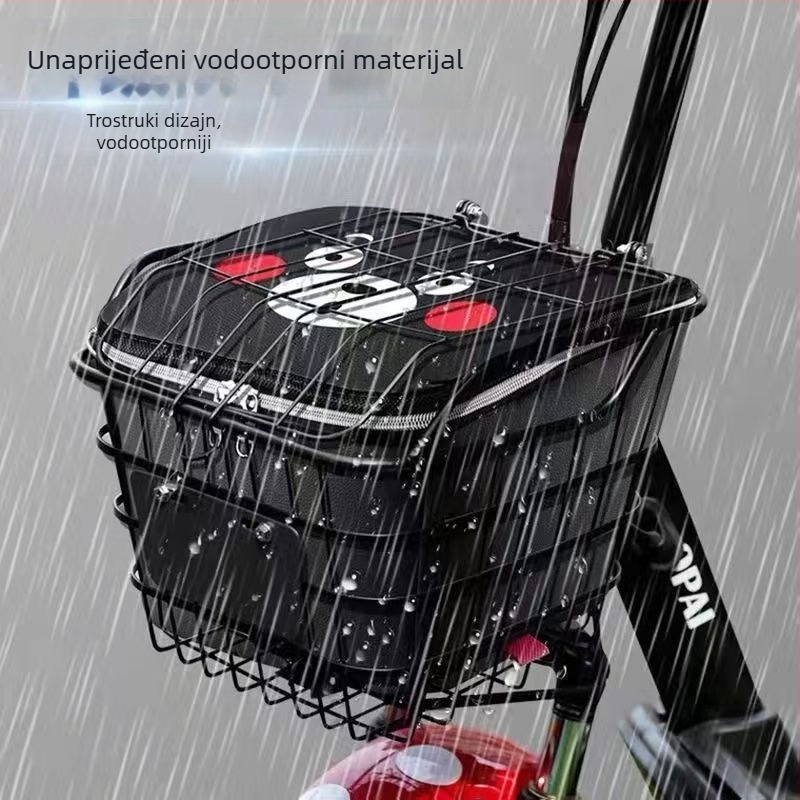 PU unutarnja torbica za prednju korpu električnih bicikala - vodootporna, prašinu otporna, UV zaštita