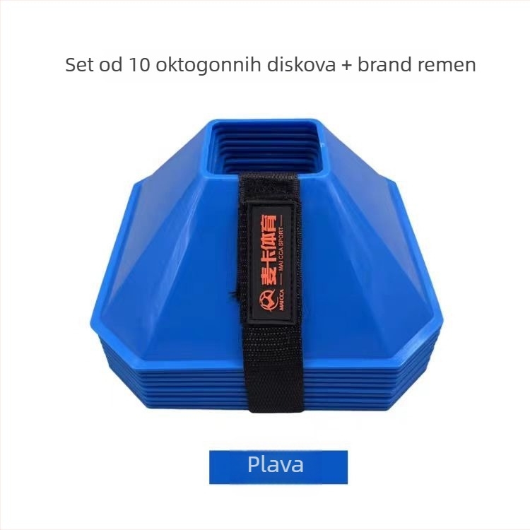 Trening alat za nogomet i košarku — osmerokutni disk za prepreke, MAICCA, prilagodljiv