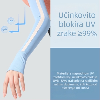 Navlake za ruke od Ice Silk, prozračne UV zaštite za vožnju i biciklizam (proljeće-ljeto)