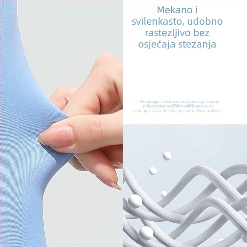 Navlake za ruke od Ice Silk, prozračne UV zaštite za vožnju i biciklizam (proljeće-ljeto)