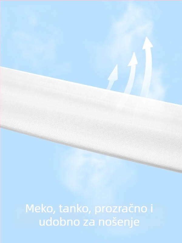 Unisex UV zaštita navlaka za podlakticu od Ice Silk – prugasti uzorak, za ljeto