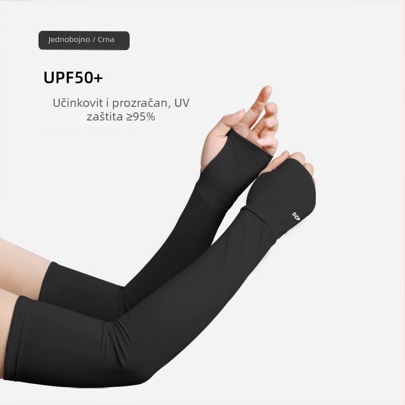 Unisex UV zaštita navlaka za podlakticu od Ice Silk – prugasti uzorak, za ljeto