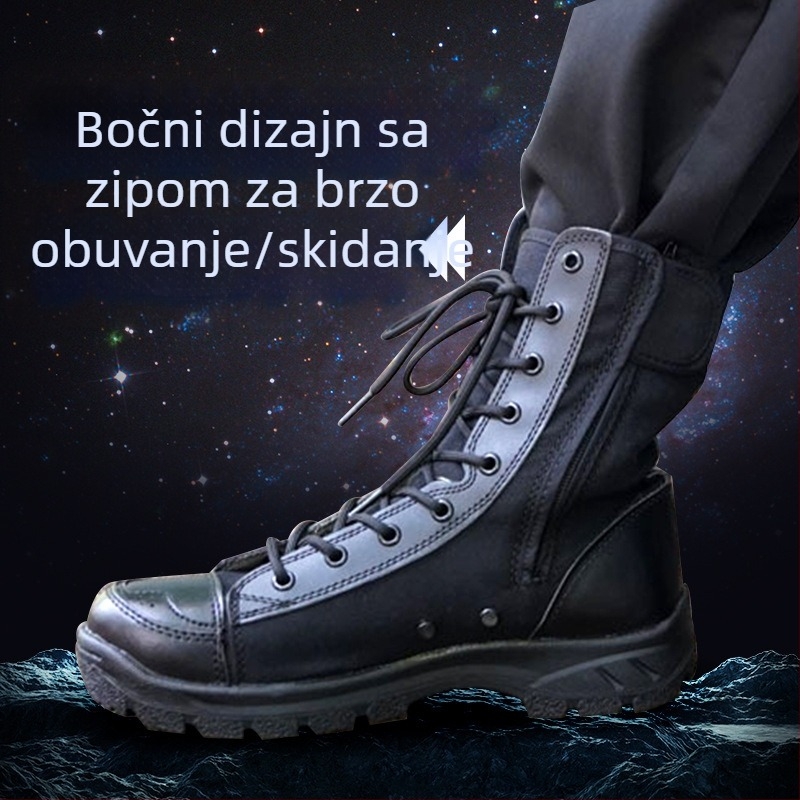 Unisex taktičke planinarske cipele za odrasle, visoki gležanj, prozračni Oxford materijal, lagane za planinarenje i vanjske treninge