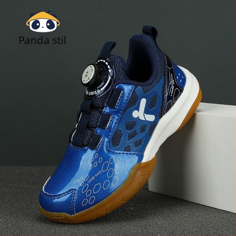 Tenisice za badminton za djecu i tinejdžere – protuklizna gumena potplata, niski gornji dio, okrugli vrh prsta, gumeni srednji dio potplata, pogodne za trening i natjecanje