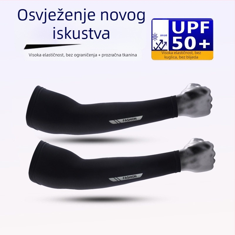 Ice Silk UV zaštitni navlačak za nadlakticu – unisex, smjesa najlona i poliestera, UV zaštita, za vožnju, ribolov, aktivnosti na otvorenom i biciklizam