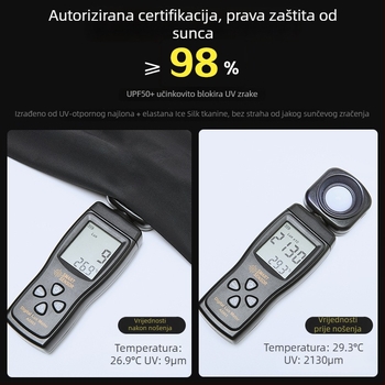 Muške ljetne rukavne navlake od najlona, UV zaštita, prozračne, 81-95% sadržaja najlona, za vožnju biciklom na otvorenom