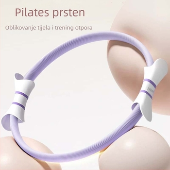 Pilates prsten - trening mišića zdjelice - otporni prsten - joga fitness oprema