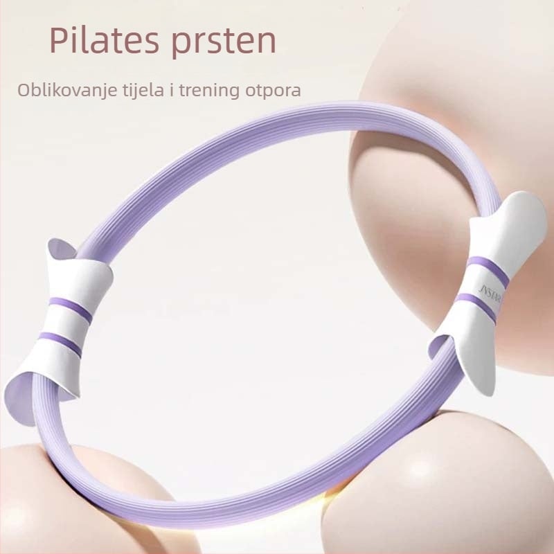 Pilates prsten - trening mišića zdjelice - otporni prsten - joga fitness oprema