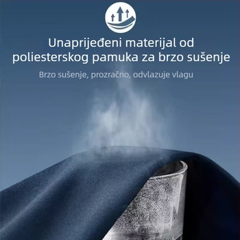 Uniforma za trening; Materijal: mješavina kemijskih vlakana; Značajke: brzo sušenje, prozračna, odvodi vlagu, otporna na habanje, antistatička; Uzorak: jednobojna; Sezone: ljeto, zima, proljeće, jesen; Spol: unisex