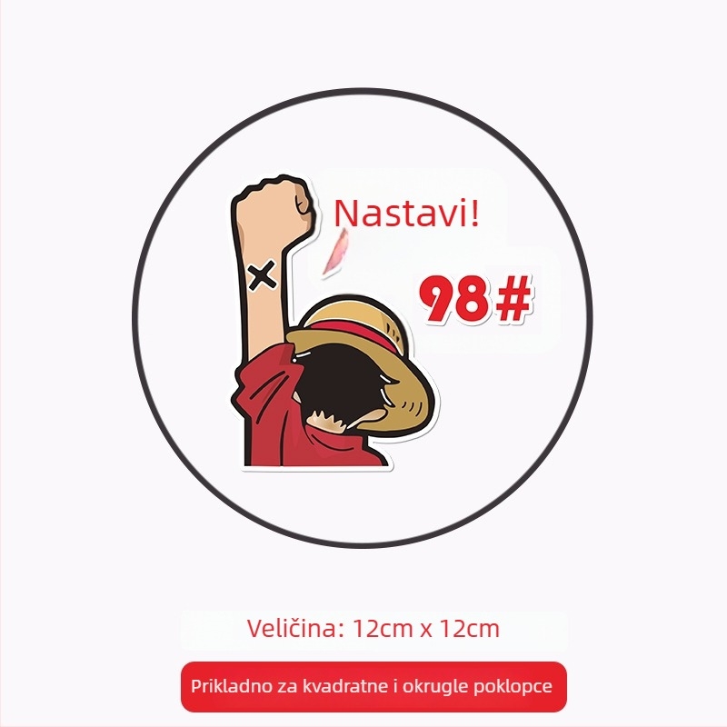 Općenito namijenjena naljepnica za poklopac spremnika automobila, ljepilo, uzorak: Oil type tips, ugradnja ljepilom, Marka: Like the car source