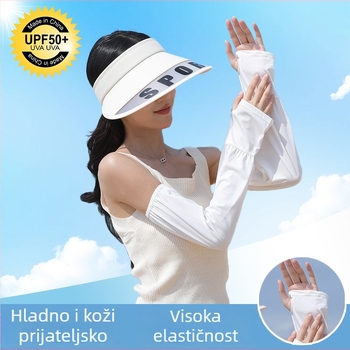 Rukavi za podlakticu od ledene svile i najlona, UV zaštita, za vožnju – ljetne lagane