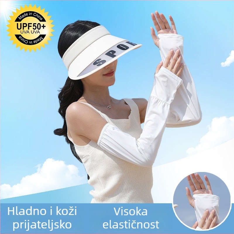 Rukavi za podlakticu od ledene svile i najlona, UV zaštita, za vožnju – ljetne lagane