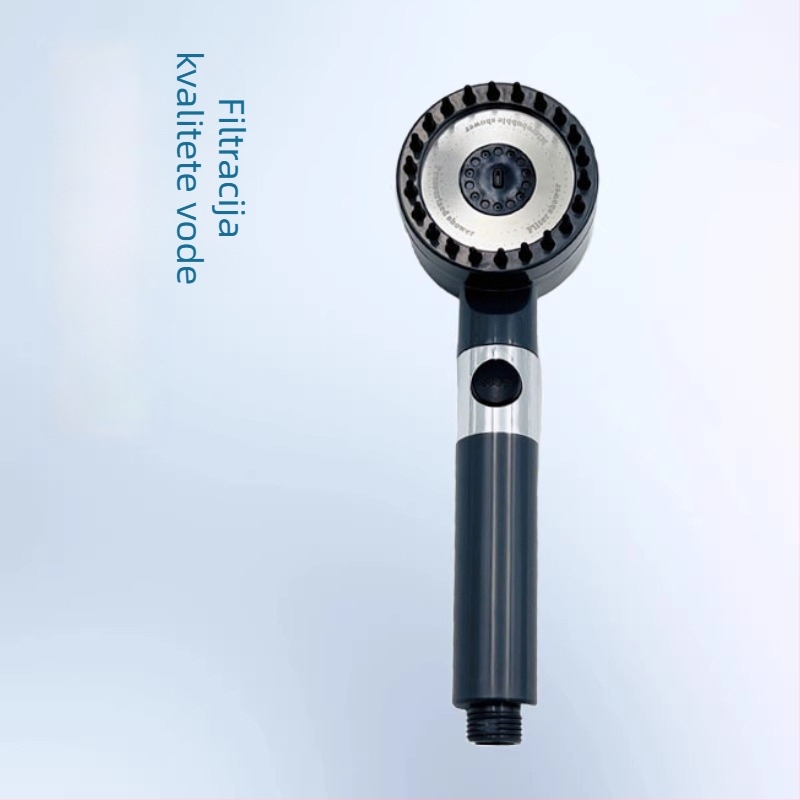 Ručna tuš glava s raspršivanjem magle i kišnim tušem, ABS, zidna montaža, miješani izlaz vode