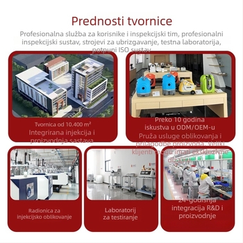 Prijenosni automobilni tuš sa samopunjenom pumpom — ABS, 3,8–5 L/min, 0–60°C, 800 g, napajan kroz auto utičnicu