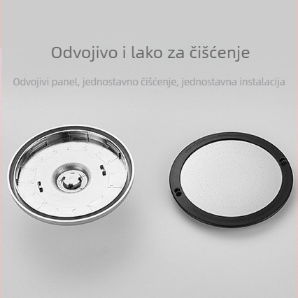 Ručna tuš glava s gornjim mlazom – ABS, 4-točkovni navoj, 0–90°C