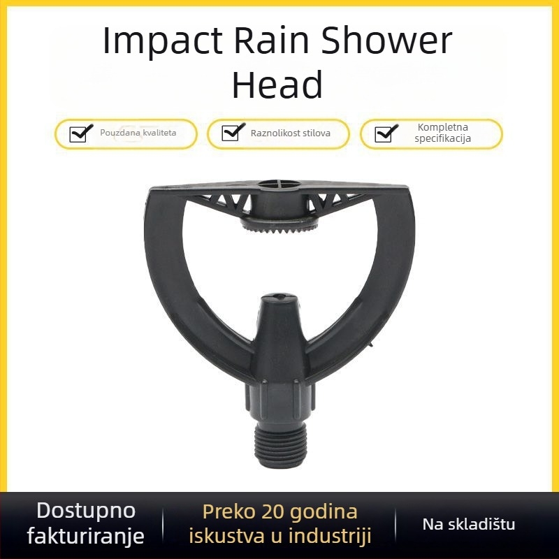 Impaktna kišnica mlaznica, plastična, okrugli raspršivač, radi pri sobnoj temperaturi, atmosferni tlak