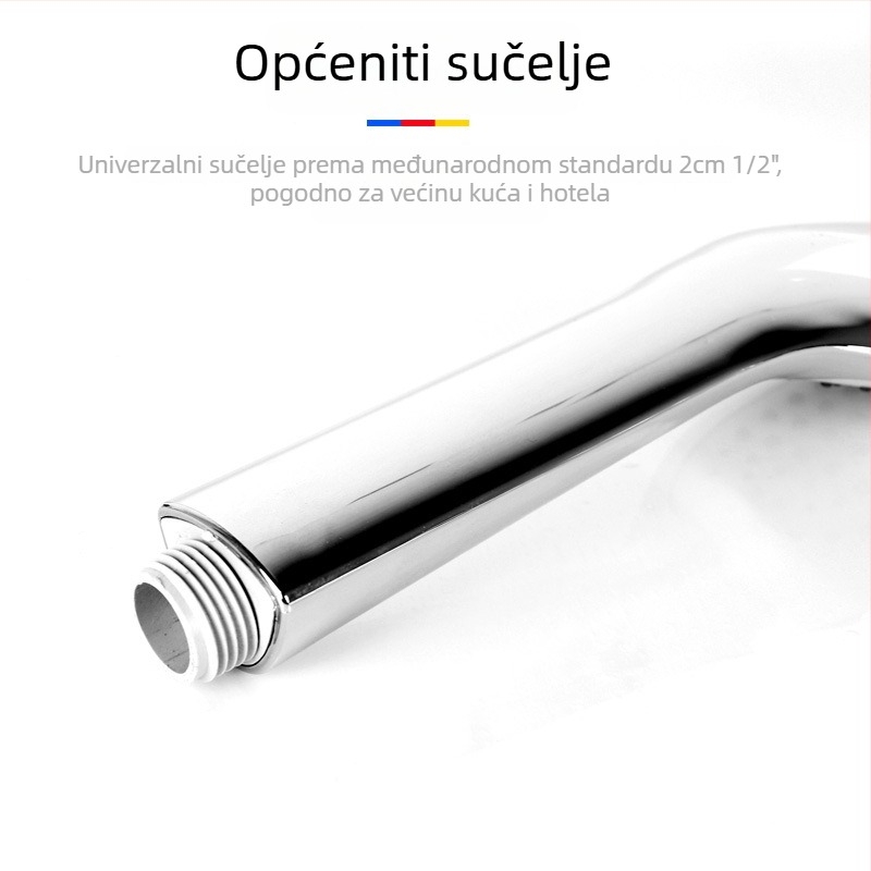 Prijenosna tuš glava s funkcijom kiše, zidna ugradnja, plastično tijelo, 1,6 MPa