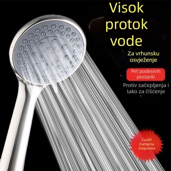 Battle King prijenosna ručna tuš glava ABS‑a s masažom i funkcijom kišnog mlaza