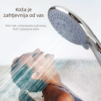 Battle King prijenosna ručna tuš glava ABS‑a s masažom i funkcijom kišnog mlaza