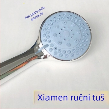 Battle King prijenosna ručna tuš glava ABS‑a s masažom i funkcijom kišnog mlaza