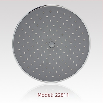 Zidna tuš glava, kružnog oblika, kišni način prskanja, ABS, model 22811 top spray, nominalni tlak 6 kg, CUPC certifikat