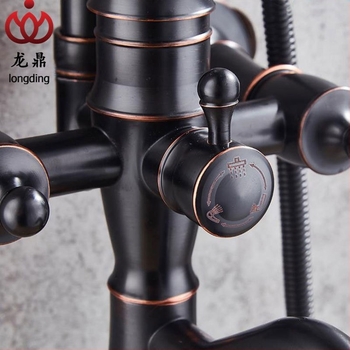 Tuš set od bakra, model 6698, miješajući miješalica sa skrivenim ugradnjom, pokretanje podizanja