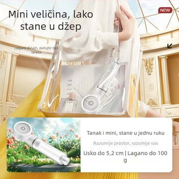 Prijenosna putna tuš glava s filtracijom i povećanjem tlaka