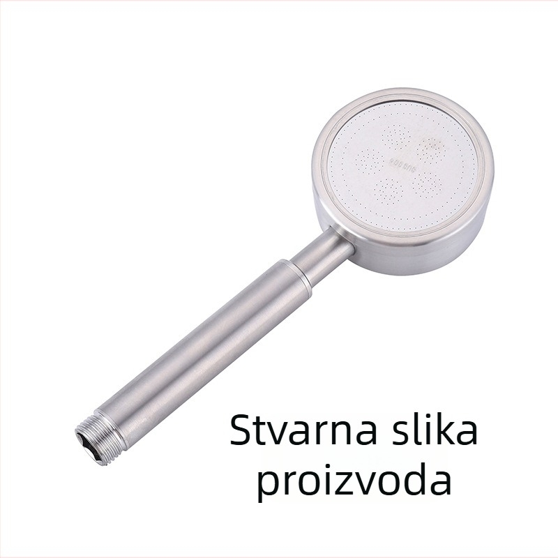 Set tuša od nehrđajućeg čelika 304 — zidni montažni, ručni tuš s funkcijom kiše, okruglog oblika