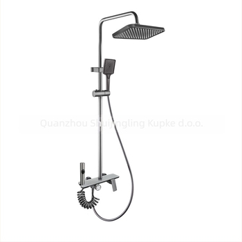 Set tuša s skrivenom instalacijom – bakar, kišna funkcija, kvadratični tuš, model ST-8838