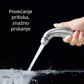 Ručna tuš glava od ABS-a, kišna funkcija, kružni oblik, zidna ugradnja, model C13.