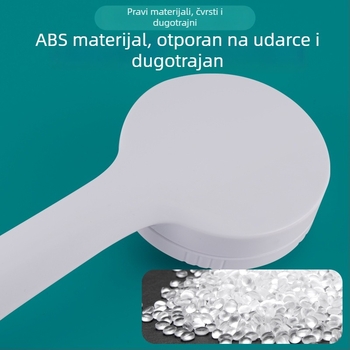 Tuš glava ABS, kružnog oblika, kišni način, ručna ugradnja, 0–90°C