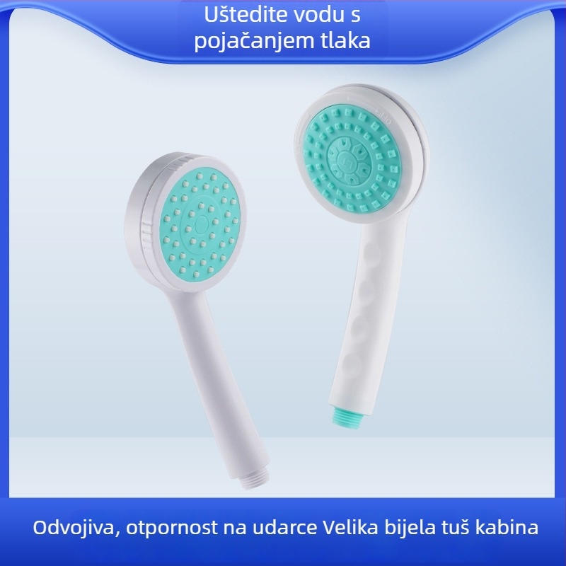 Tuš glava ABS, kružnog oblika, kišni način, ručna ugradnja, 0–90°C