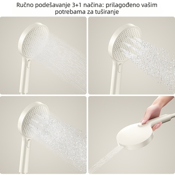 Tuš set s skrivenom instalacijom, bakreno tijelo, regulacija temperature, model HS-201