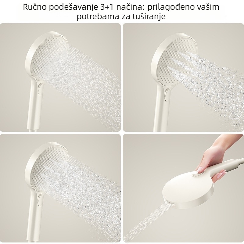 Tuš set s skrivenom instalacijom, bakreno tijelo, regulacija temperature, model HS-201